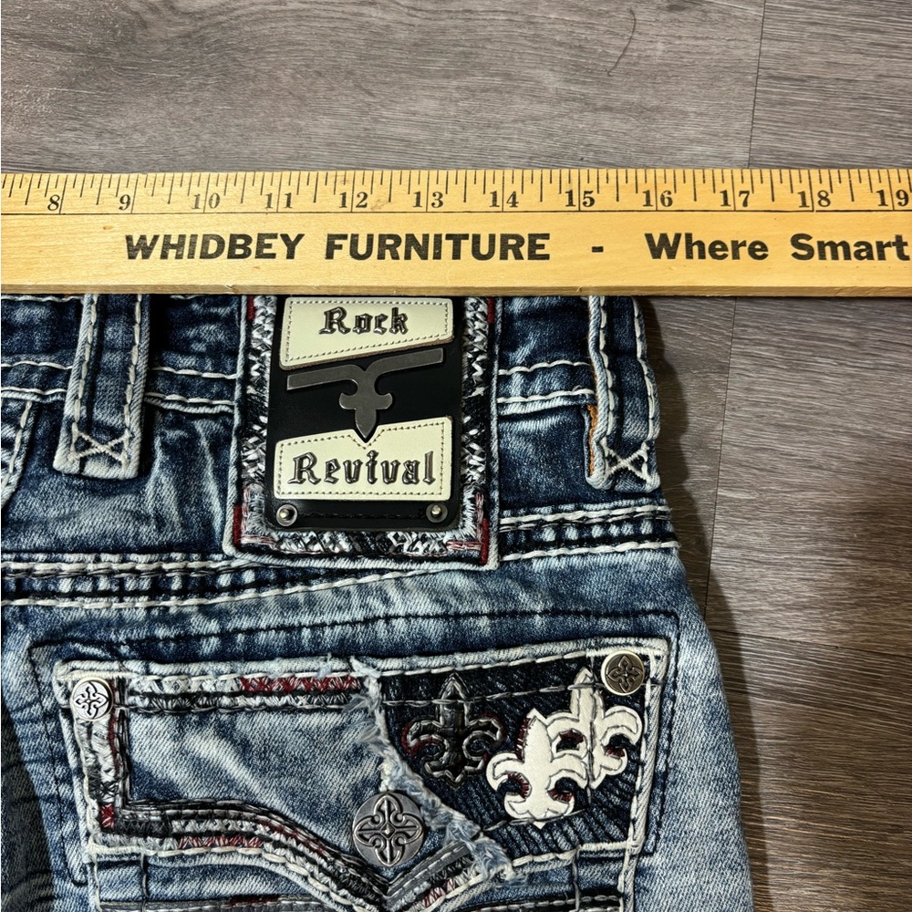 Rock Revival Blue Slim Straight Jeans - Picture 8 of 8